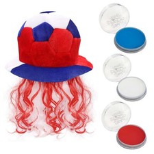 ADULTS FRENCH FRANCE FOOTBALL FANCY DRESS COSTUME ACCESSORIES SPORTS SUPPORTER