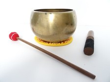 Antique Bodhi Tibetan Singing Bowl Hand Hammered Himalayan F4