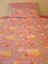 DUVET QUILT COVER & PILLOW CASES BEDDING SET - DISNEY PRINCESS - COTTON - SINGLE
