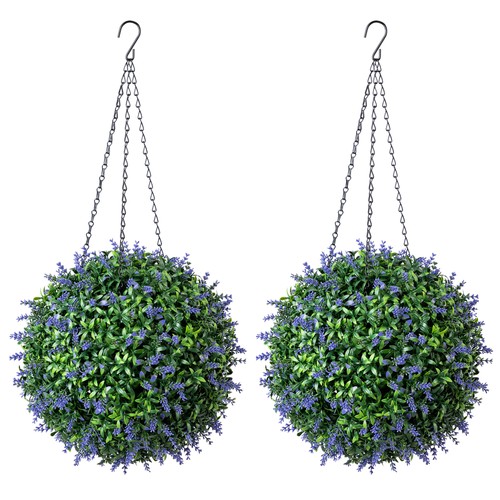 Artificial lavender topiary - artificial,