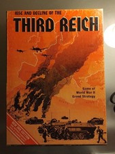 Avalon Hill Game Co Bookcase Game , 3rd Edition, Rise & Decline The Third Reich