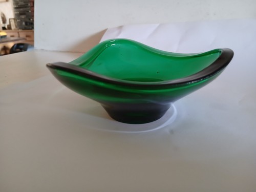 Vintage green glass sklo - vintage, union
