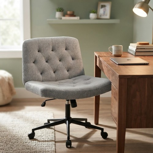 Stylish velvet office chair - velvet,