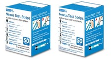 100 x GlucoRx Nexus Test Strips 2 X 50. Both Brand New & Sealed FAST UK Posting 