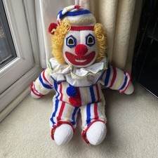 Handmade Knitted Toy Clown
