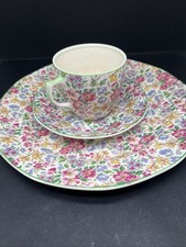 3 Pcs Royal Tudor Ware Chintz