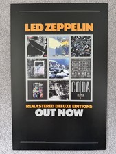 Led Zeppelin Deluxe Editions official 2 sided promo mini poster 2015