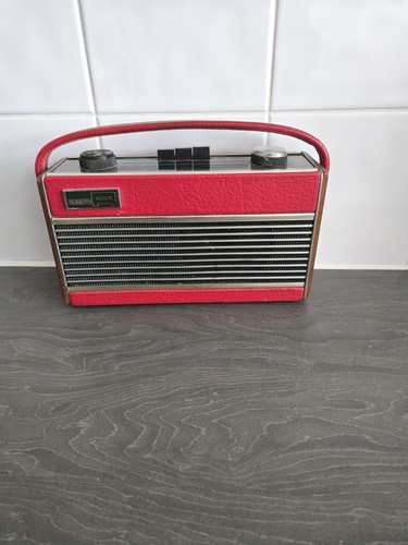 Vintage red radio - vintage, roberts