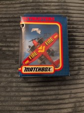 SKYBUSTERS MATCHBOX DIECAST SB-26 CESSNA 210 FLOAT PLANE RED FIRE DEPT NEW 1987