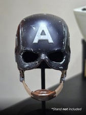 Captain America Avengers Helmet – 3D Printed, Hand Painted, Marvel Collectable