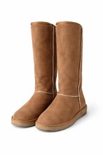 Ella Tan Faux Suede Knee High