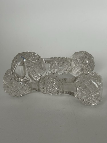 Pair vintage cut crystal - vintage,