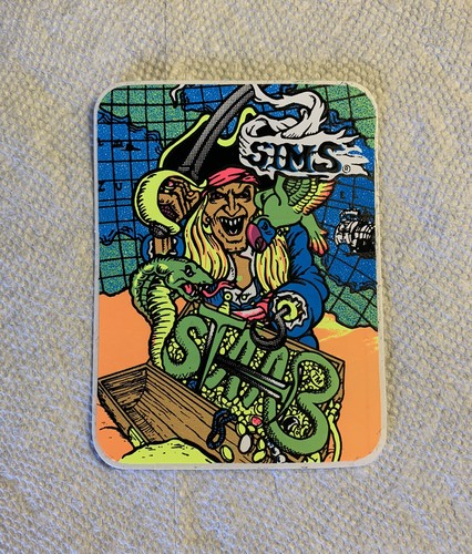 Vintage skateboard sticker