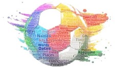 word art picture personalised gift present keepsake Football  team club group