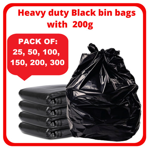 Extra strong black heavy - black, duty