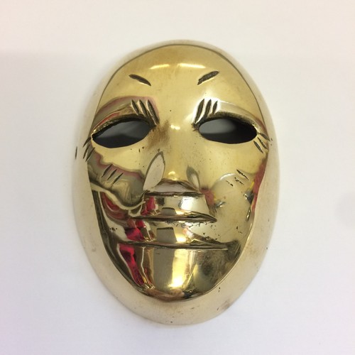 Brass mask vintage - wall, art