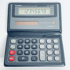 Vintage 1980s CASIO SL-100B Solar Powered Wallet Calculator | Fully Working