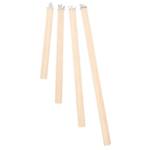 4pcs wooden bird perches for - wooden,
