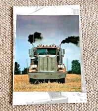 PETERBILT TRUCK - FRAMEABLE COLLECTIBLE ORIGINAL CLASSIC CAR POSTER IMAGE
