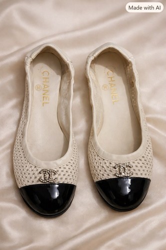 Chanel white perforated - chanel,
