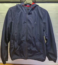 Gant Hooded Soft Shell Jacket Waterproof Marine Blue/Red Men's Medium