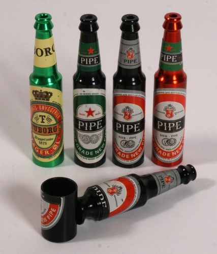 Mini beer bottle - mini, smoking