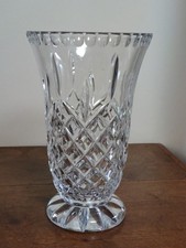 Large Vintage Glass Vase on a