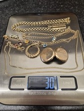 30 Grams Scrap 9ct Gold Some Wearable mostly Scrap.