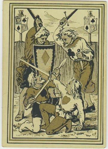 C1870 single playing card - c1870,