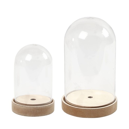 Plastic bell jar cloche - plastic,