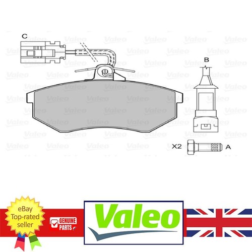 Front brake pad set for - set,