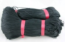 BLACK WAXED COTTON CORD 10