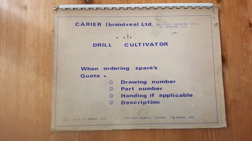 Carier drill cultivator - drill,