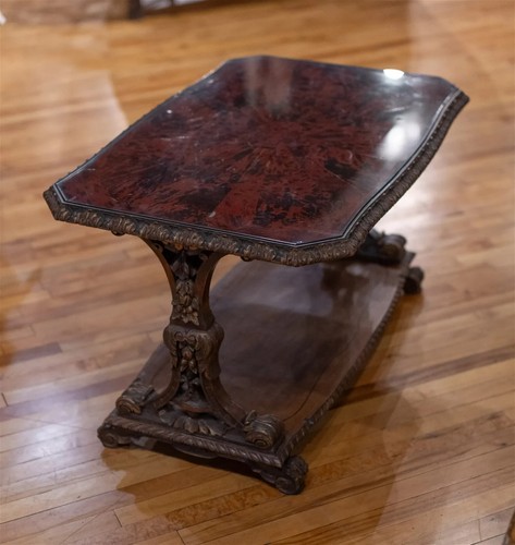 Antique table belgian faux - belgian,,