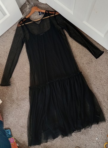 Ladies black dress - size, 10