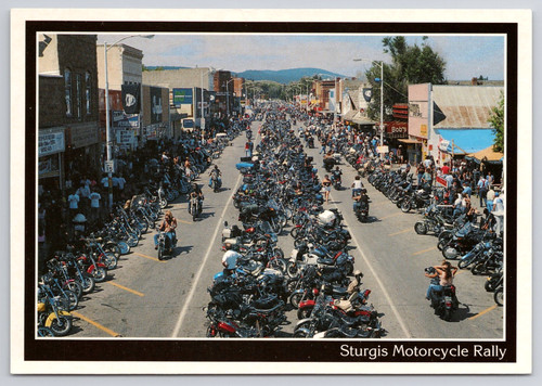 Postcard sturgis 1990 - sturgis,