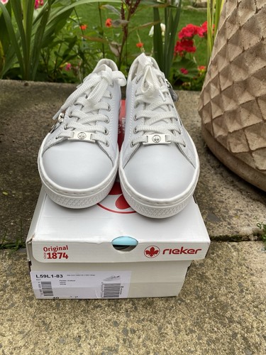 Rieker women white leather - rieker,