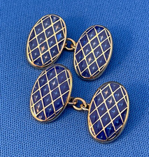Vintage Enamel  Cufflinks