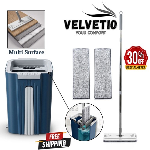 Flat mop and - flat, bucket