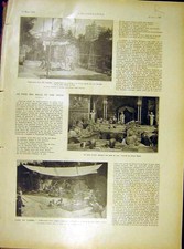 Original Old Vintage Print