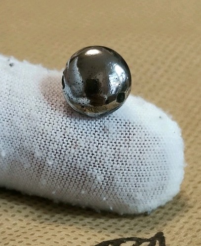 Post medieval silver button - post,