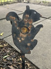 Vintage Metal squirrel  Shooting Target