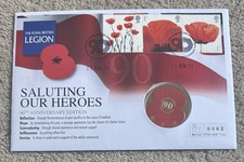 2011 Jersey £5 In FDC. 90th Anniv Of Royal British Legion - Saluting Our Heroes