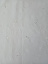White Broderie Anglaise Fabric
