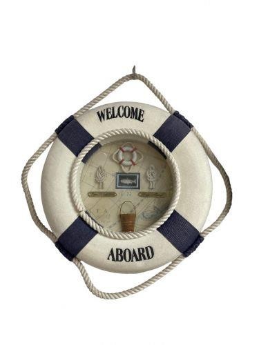 Nautical welcome aboard life - welcome,