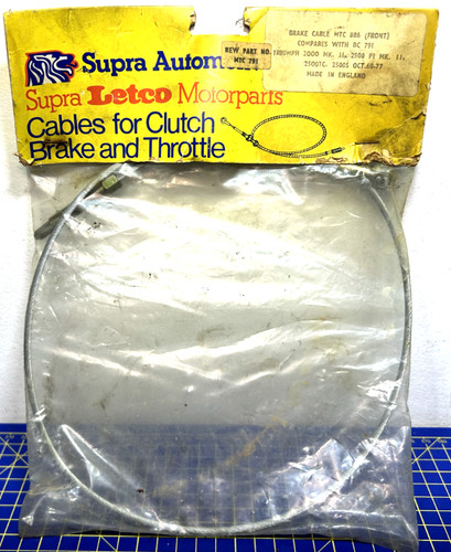 Nos front hand brake cable - hand,
