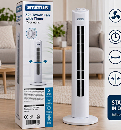 Status tower fan - status, 32"
