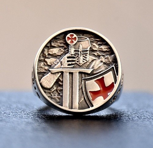 Knights templar ring new men - knights,