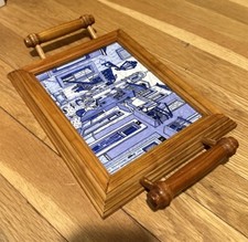 Vintage 10x8” Hand Painted