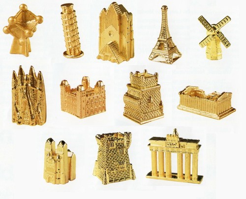 Metal gold monopoly european - metal,